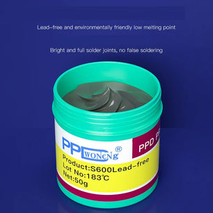 PPD Lead-free Solder Paste Low Medium High Temperature Melting Point 138 158 183 217°C