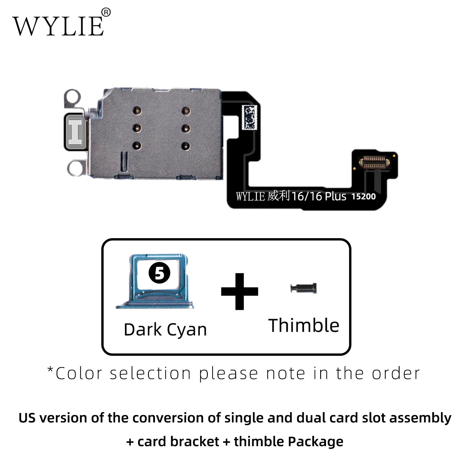 WYLIE For iPhone 14 15 16 Pro MAX ESIM Modified To Sim No Punching