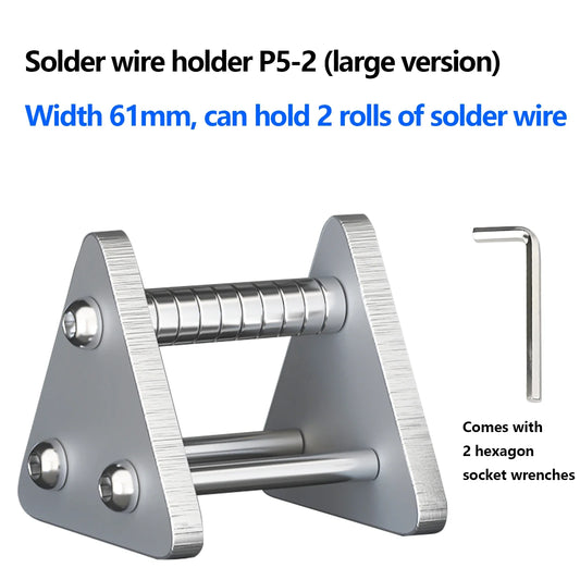Lanrui P5-1/2 Solder Wire Stainless Steel Triangle Bracket