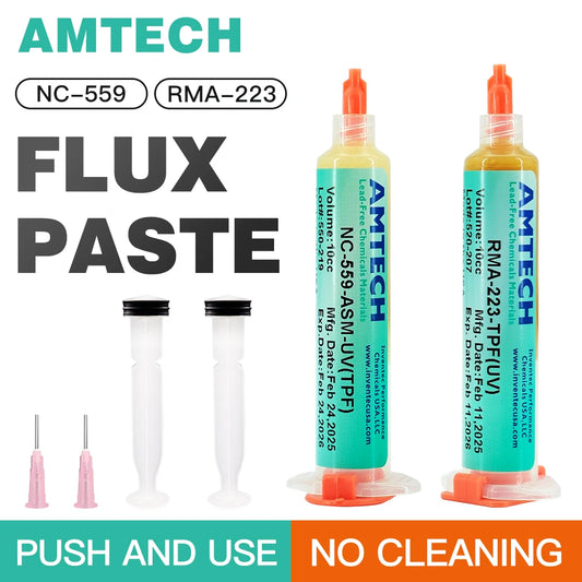 AMTECH NC-559-ASM NC-223-ASM 10cc No Clean Flux