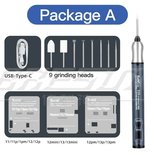 Kaisi 328 Multifunctional Electric Sanding Pen Rechargeable