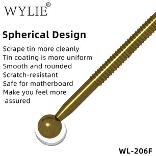 WYLIE Tin Dragging Needle Gold Plated FPC Connector Reballing