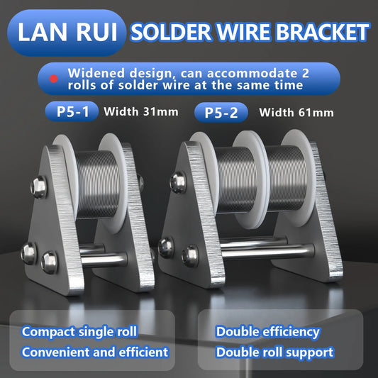 Lanrui P5-1/2 Solder Wire Stainless Steel Triangle Bracket