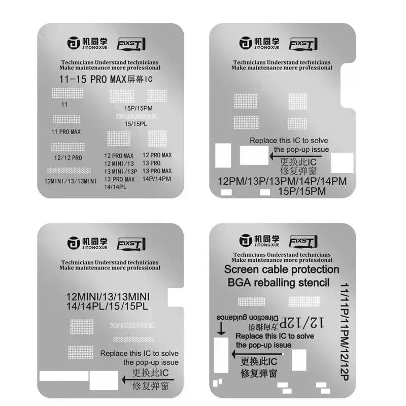 WYLIE Screen Insulation Sheet for iPhone 11 12 13 14 15 Pro Max Plus Mini Screen