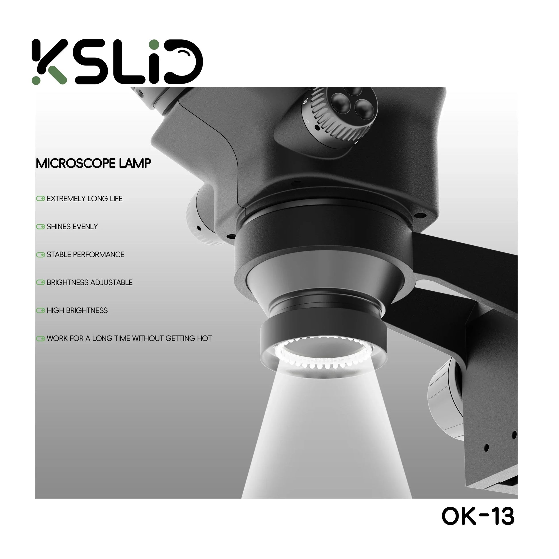 KSLID Ok-13 Microscope Ultra-thin Design Ring Light