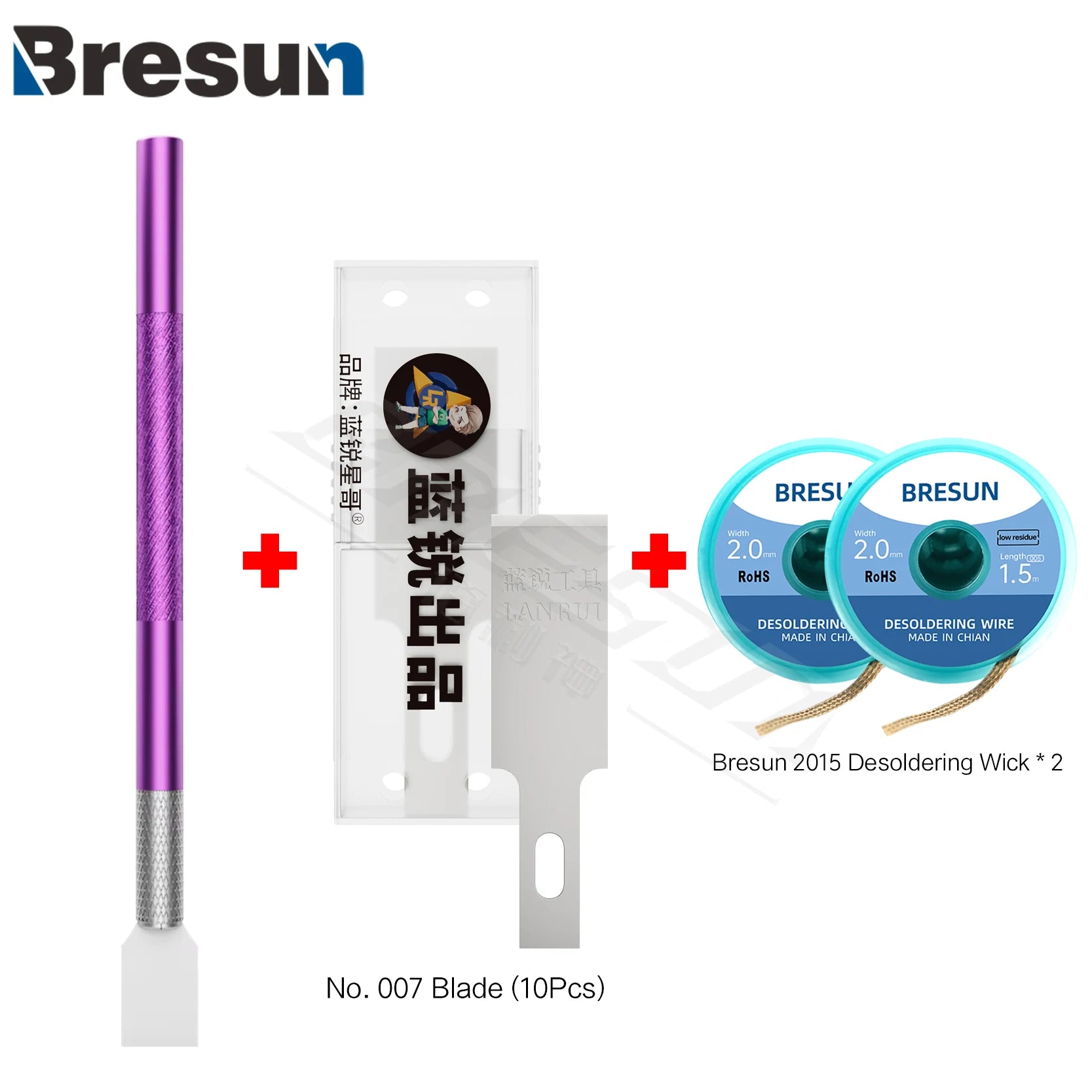 Lanrui 007 Cold Blade CPU Blade Desoldering Wick kit