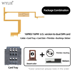 WYLIE For iPhone 14 15 16 Pro MAX ESIM Modified To Sim No Punching