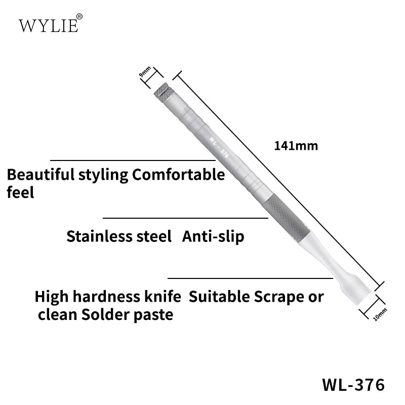 Wylie WL-376 Stainless Steel Anti-slip Handle Magnetic Tin Scraper