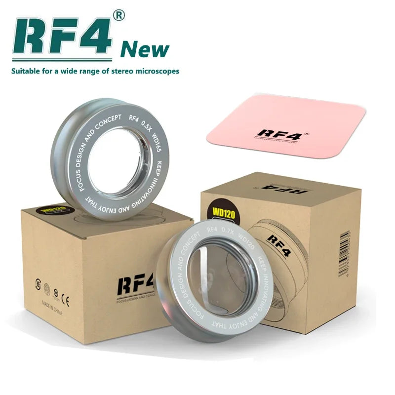 RF4 WD165 0.5X 0.7X Auxiliary Objects Lens Microscope Camera Lens