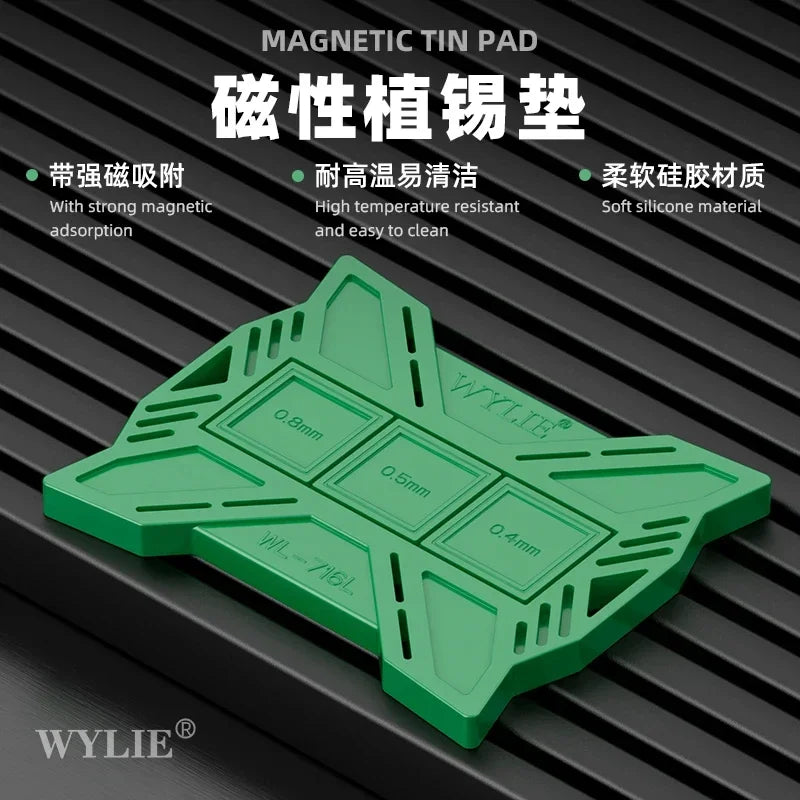 WYLIE WL-716L Magnetic Tin Implant Pad Universal