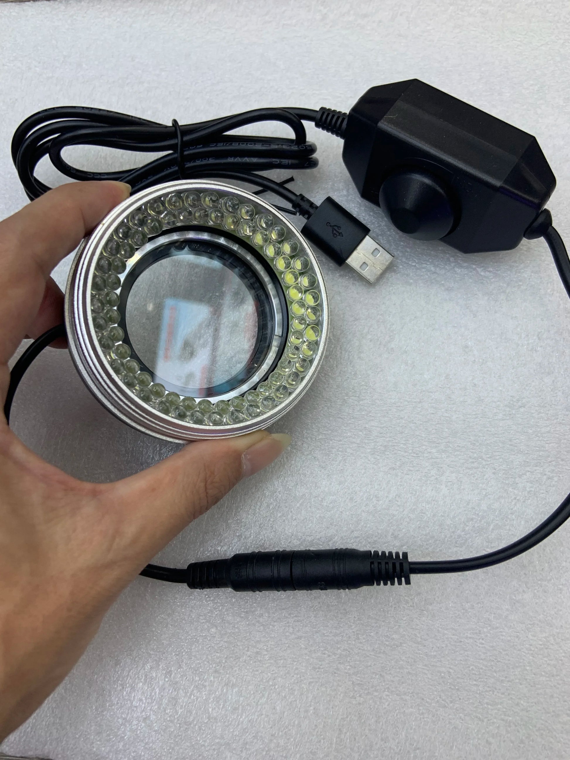 72Lamp Beads Diameter 50MM Ring Adjustable Brightness LED Light