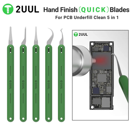 2UUL DA22 Manual Polishing QUICK Removal Knife Set