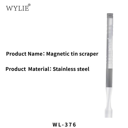 Wylie WL-376 Stainless Steel Anti-slip Handle Magnetic Tin Scraper