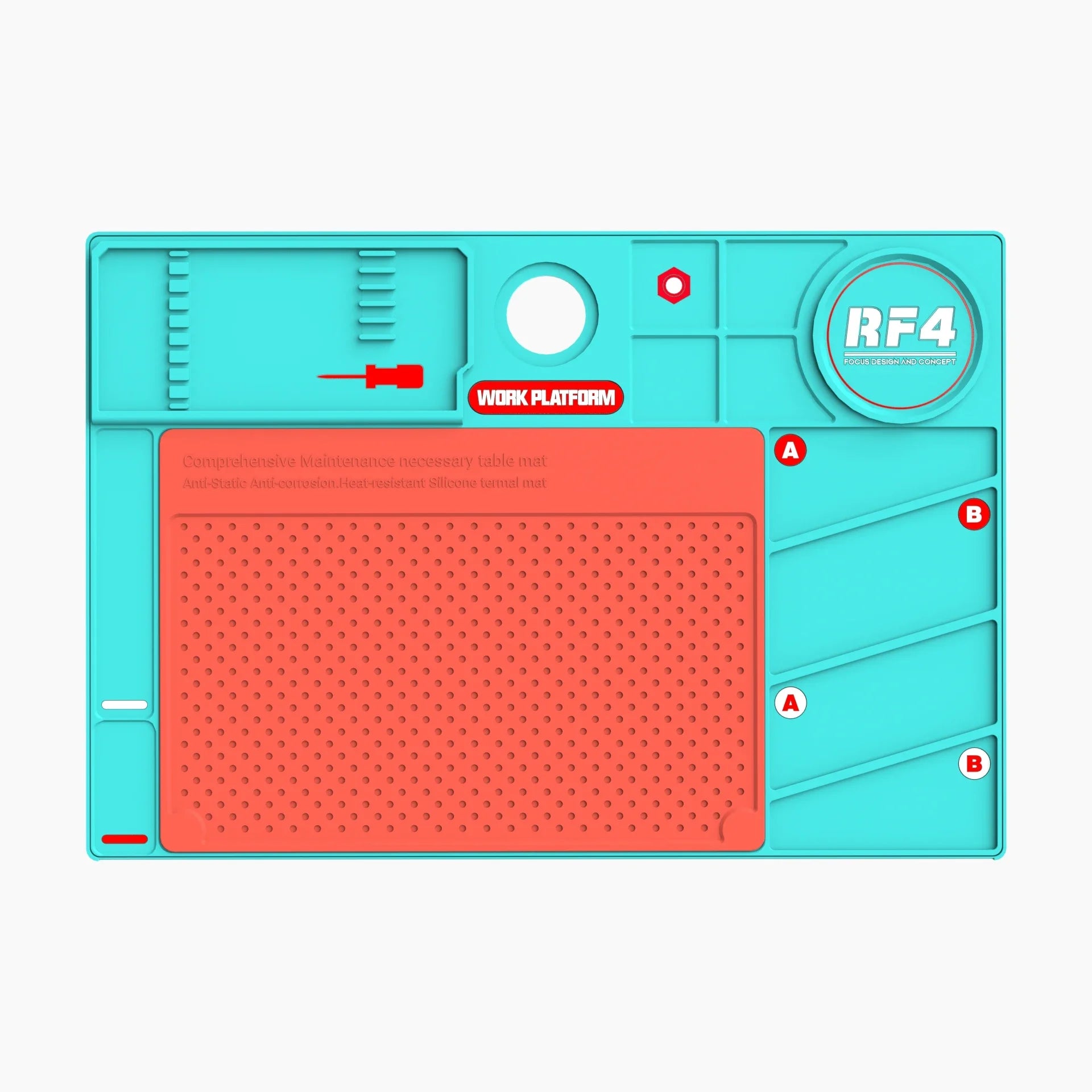 RF4 RF-PO2  Insulated Silicone Soldering Mat