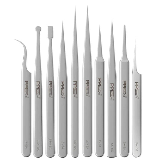 PPD Ultra-fine Anti-magnetic Stainless Steel Tweezers
