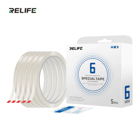 RELIFE HX3 Phone Screen Fixing Tape Low Adhesion No Residue 0.05mm