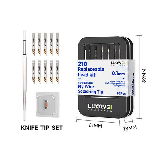 LUOWEI C210 10PCS Flying Wire Soldering Tip