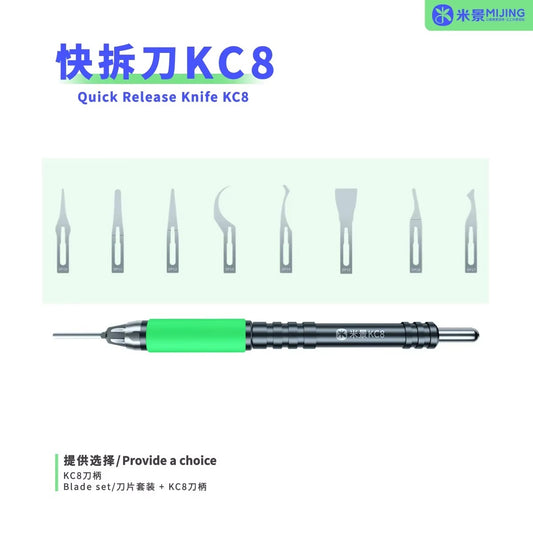 Mijing KC8 Mobile Phone Repair Chip Scraper Pry Knife