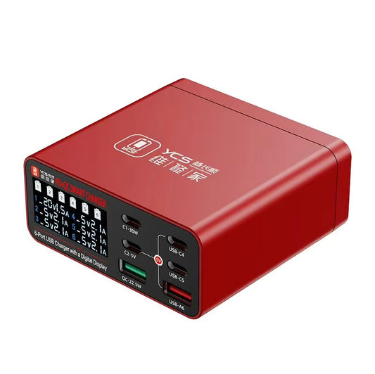 YCS 300 6-in-1 PD+QC Smart Charger