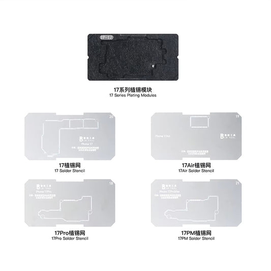 LB TOOL BGA Reballing Stencil Platform Middle Layer Tin Planting Module