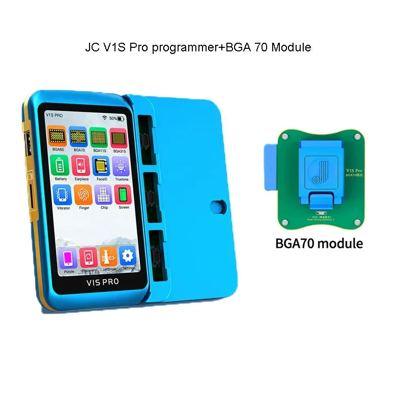 JCID V1S PRO Programmer with BGA315 BGA110 BGA70 BGA60 Socket for