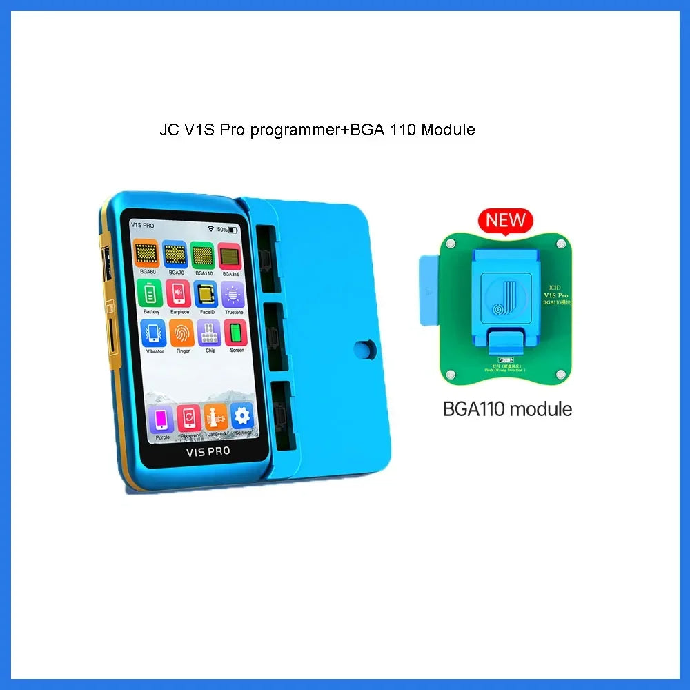 JCID V1S PRO Programmer with BGA315 BGA110 BGA70 BGA60 Socket for