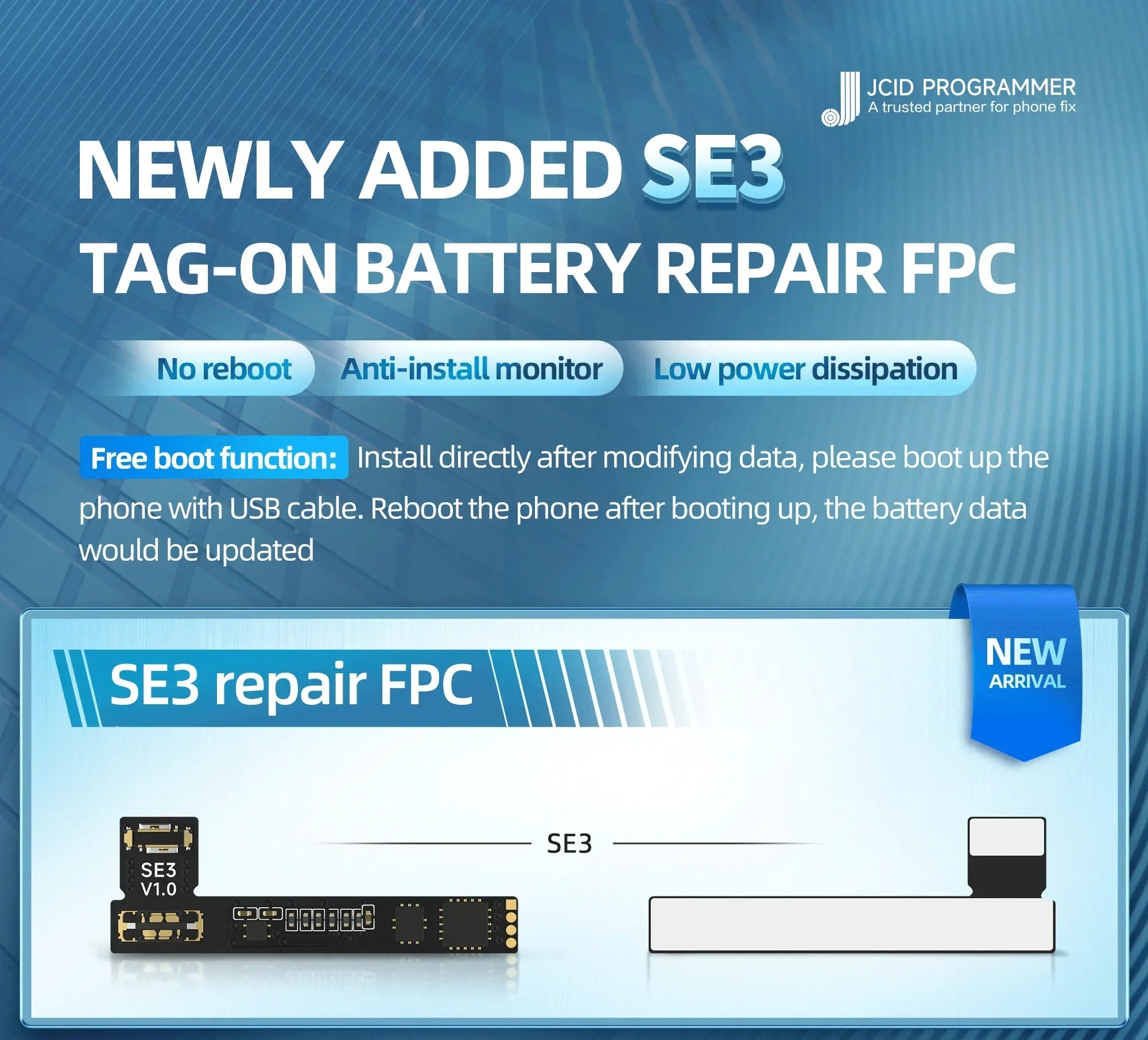 JCID Original Battery Repair Flex  Cable