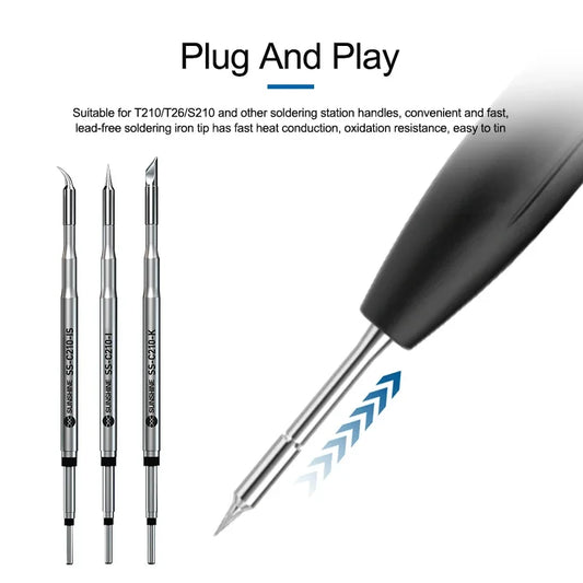 SUNSHINE C210 Series Integrated Soldering Iron Tips