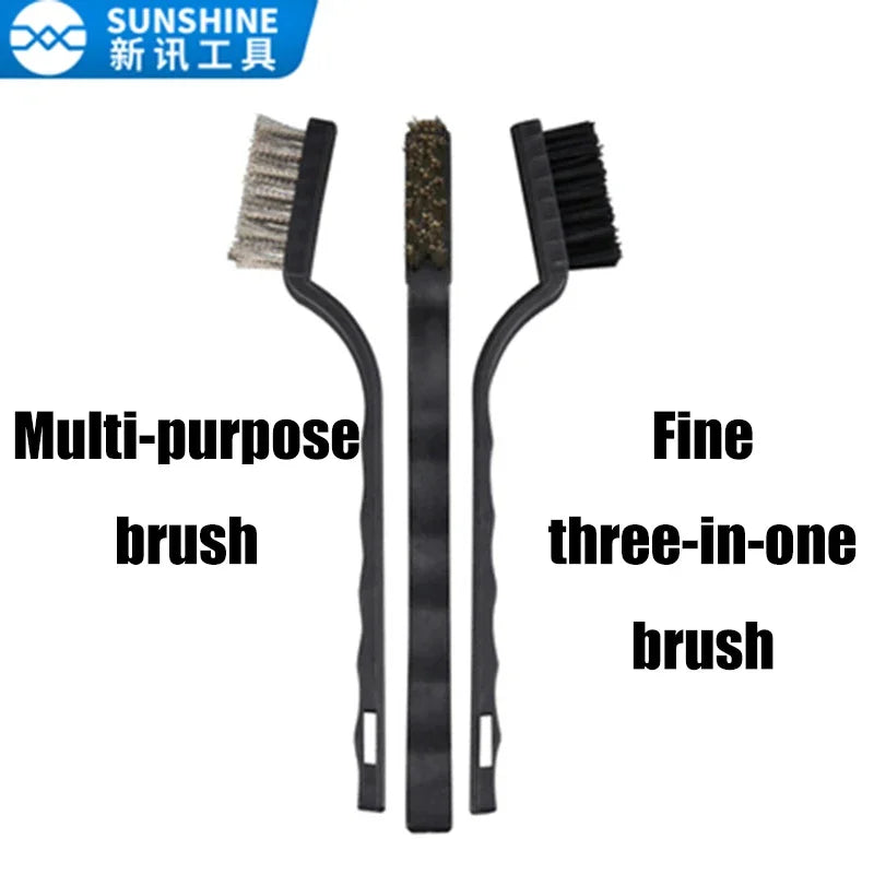 SUNSHINE SS-046 3 In1 IC Phone Repair Cleaning Brush