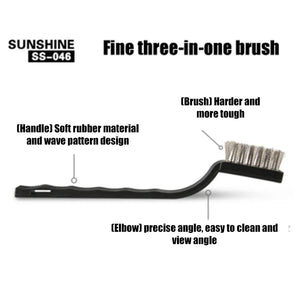 SUNSHINE SS-046 3 In1 IC Phone Repair Cleaning Brush