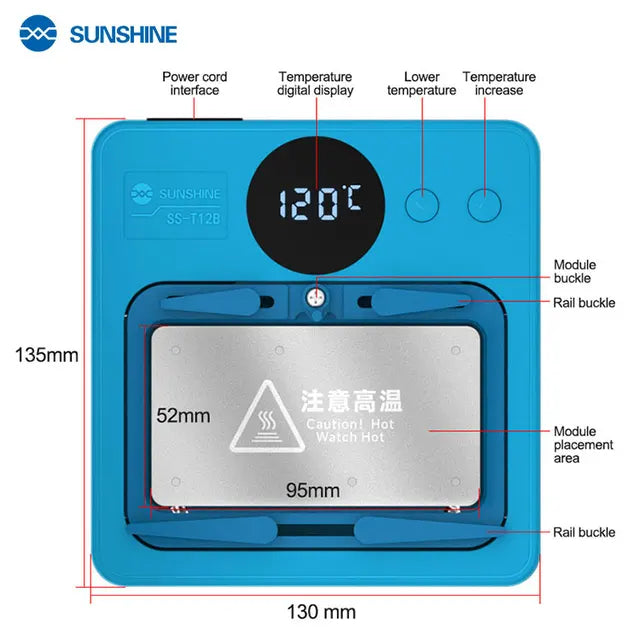 SS-T12B Intelligent Heating Platform For iPhone And Android