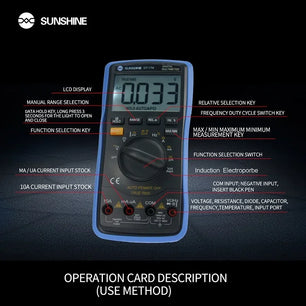 SUNSHINE Dt 17N Automatic Digital Multimeter