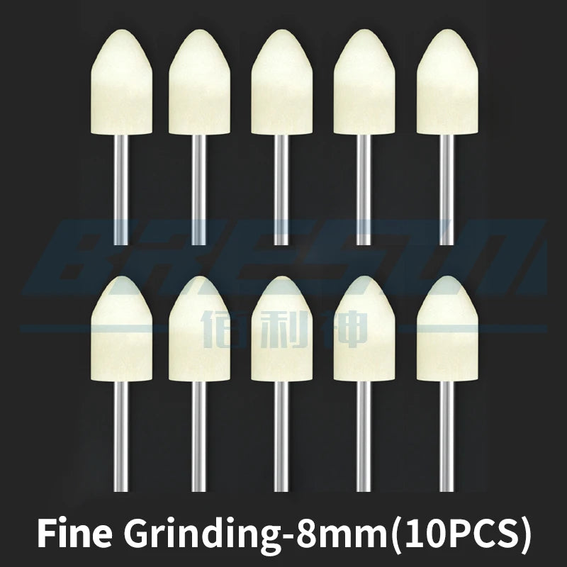 10Pcs 2.35 Shank Diamond Grinding Burr Needle