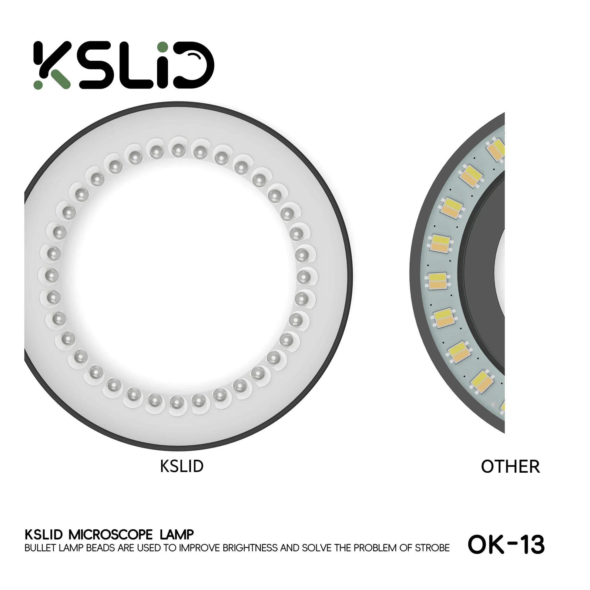 KSLID Ok-13 Microscope Ultra-thin Design Ring Light