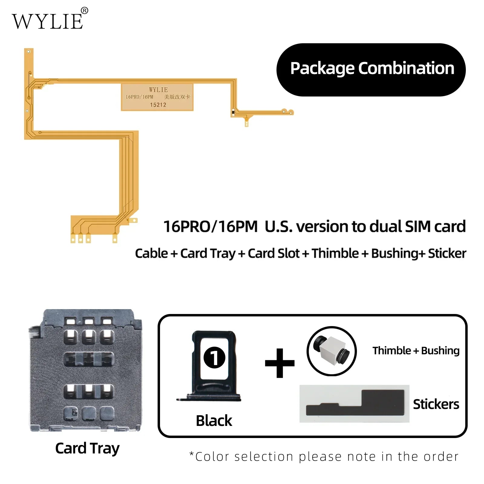 WYLIE For iPhone 14 15 16 Pro MAX ESIM Modified To Sim No Punching