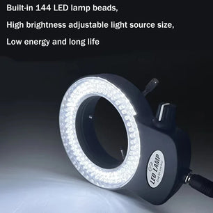 Bresun Adjustable 144 LED Ring Light illuminator Lamp