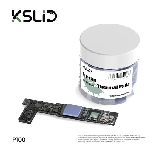KSLID P100 100PCS Thermal Insulating Silicone Sheet