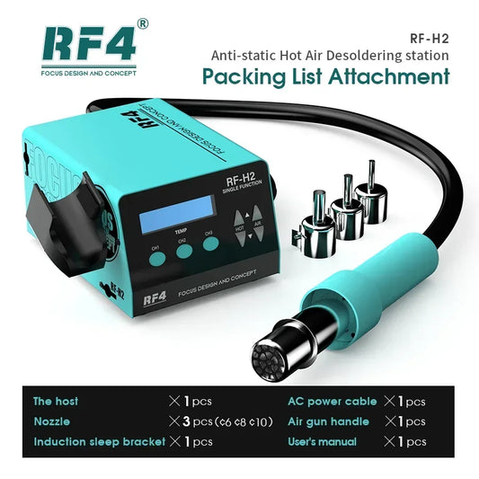 RF4 H2 1000W Fast Desoldering Hot Air Gun