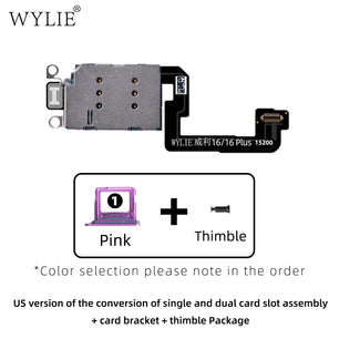 WYLIE For iPhone 14 15 16 Pro MAX ESIM Modified To Sim No Punching