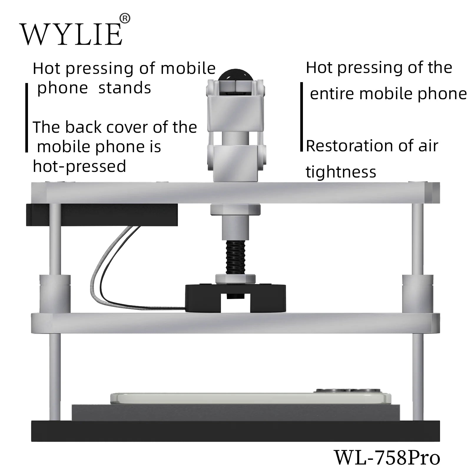 WYLIE WL-758pro Manutenzione Dello Schermo Dei Telefoni