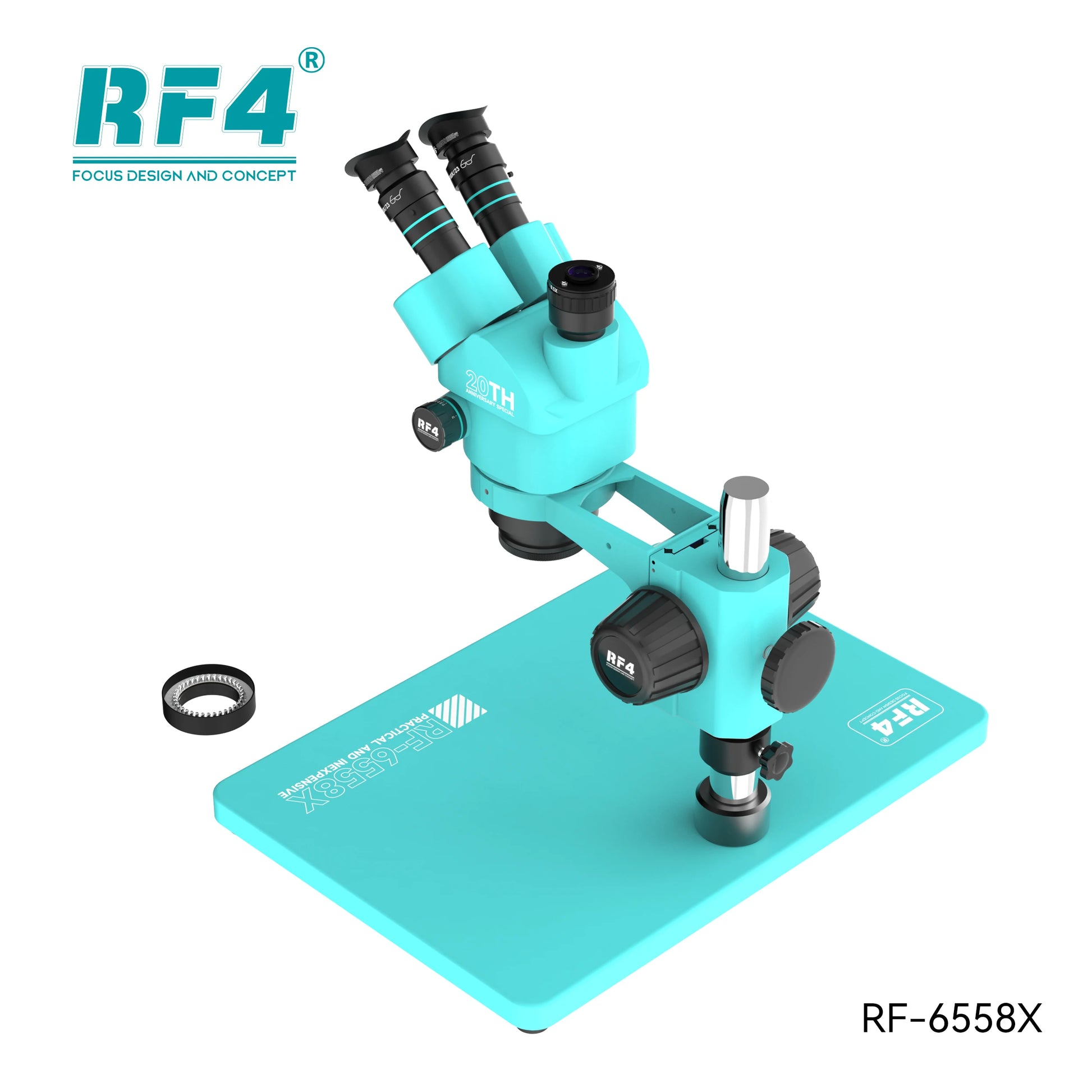 RF4 RF6558X HD Trinocular Microscope