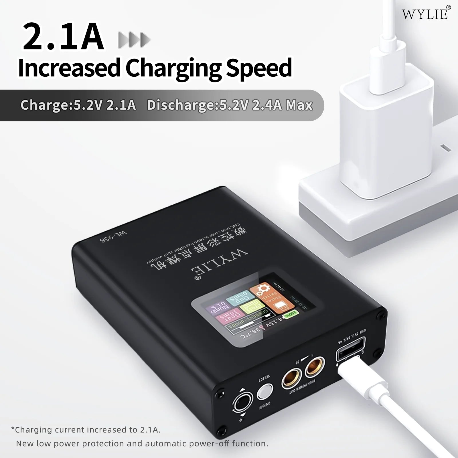 WYLIE WL-958 Portable CNC Spot Welder With True Color