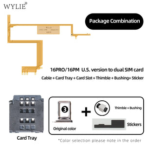 WYLIE For iPhone 14 15 16 Pro MAX ESIM Modified To Sim No Punching
