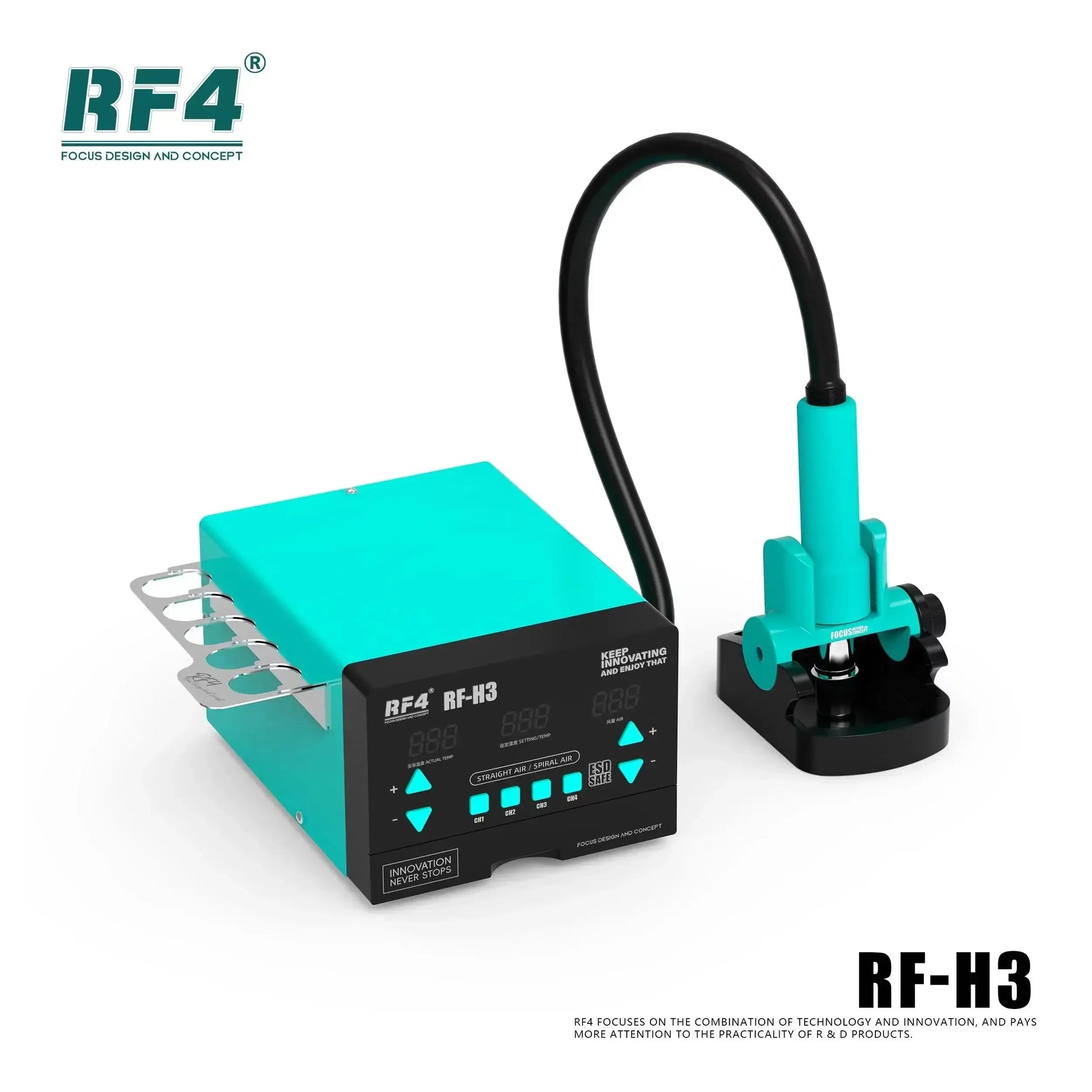 RF4 RF-H3 1200W Fast Desoldering Hot Air Gun