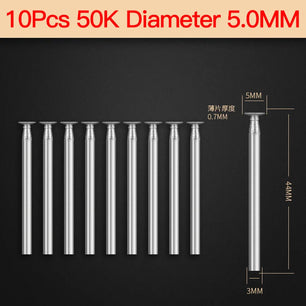 10Pcs 2.35 Shank Diamond Grinding Burr Needle