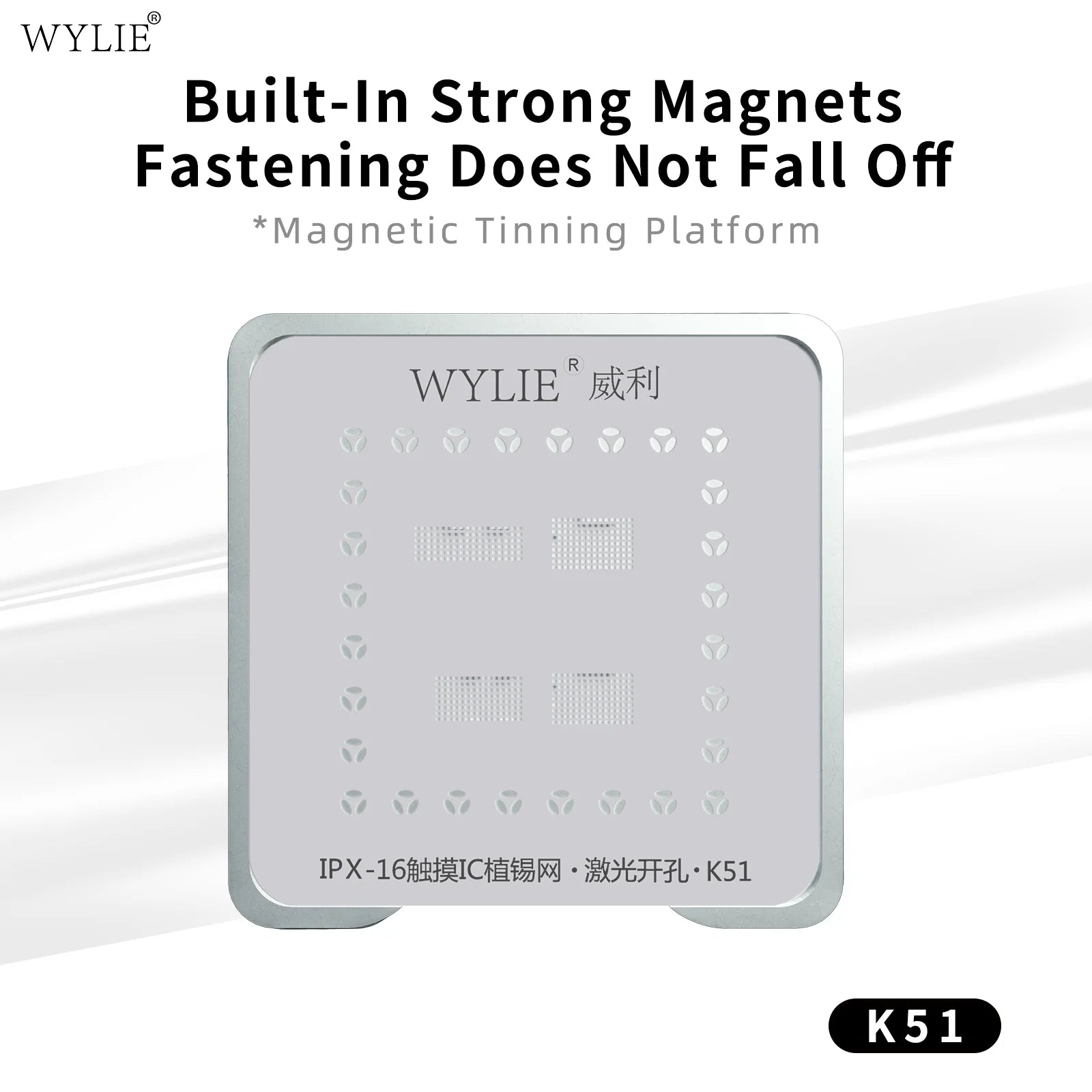 WYLIE K51 Magnetic Soldering Platform for iPhone X-16 Series