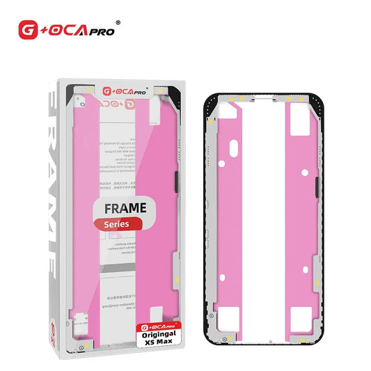 G+OCA Pro 1set for iPhone X-16 screen outer glass OCA middle frame bracket with glue screen glass replacement