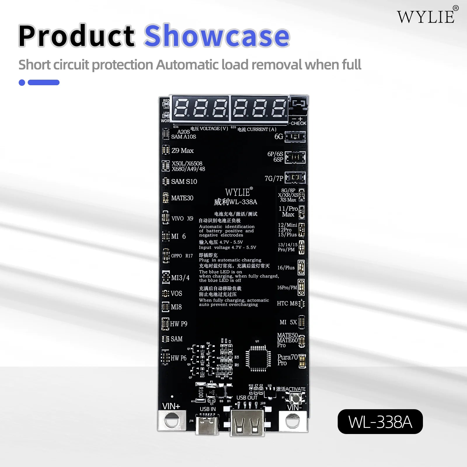 WYLIE WL-338A Smart Battery Activation Board