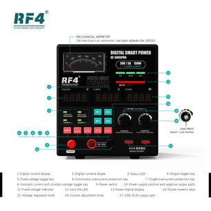 RF4-3005PRO RF3005D Digital Smart Power Meter