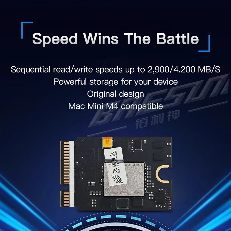 MAC MINI M4 SSD 1T/2T Solid State Drive Kit